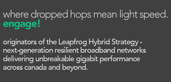 where dropped hops mean light speed